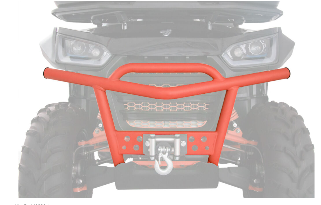 Bullbar Față Original Segway Snarler AT6 2023+ Roșu - Bumper Protecție ATV