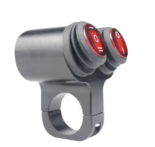Buton atv dublu prindere ghidon, on off Polaris, Can Am, Canam cfmoto, prindere pe ghidon, buton atv prindere pe ghidon,