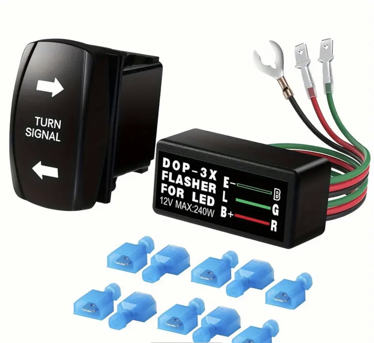 Buton semnalizare cu Releu, Polaris, Canam, Can Am, Cf Moto BUTON SEMNALIZARE UTV ATV
