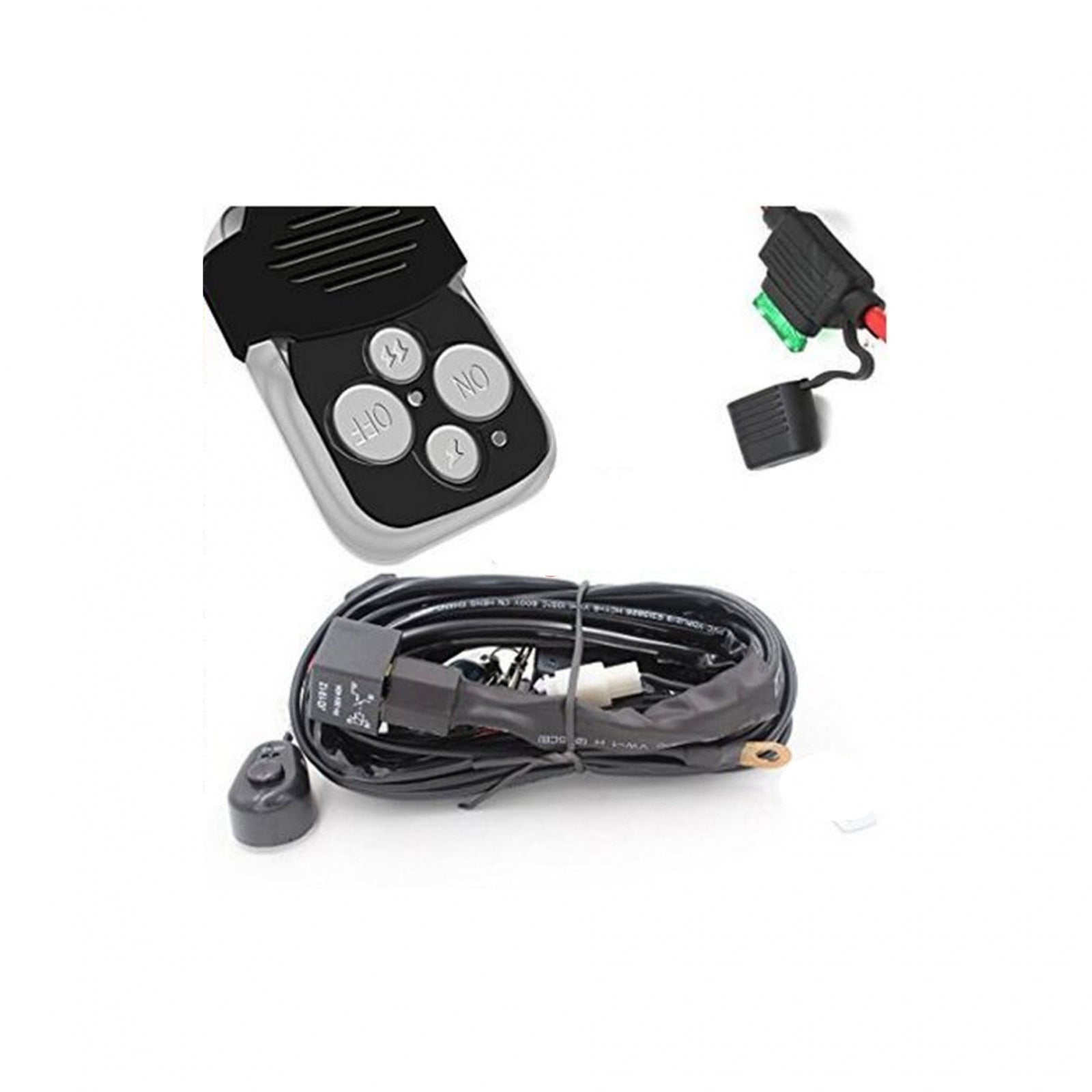 Cablaj Proiectoare Led cu telecomanda, 12v, pentru atv, utv, Polaris can am  Cf Moto  Segway