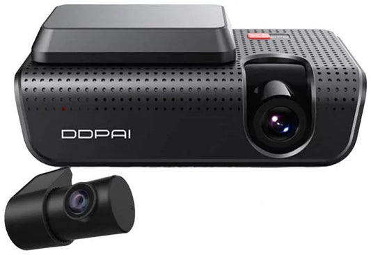 Camera auto DDPAI X5 Pro GPS DUAL, camera fata spate, 4K, 90 fps, WiFi, Negru, CAMERA BORD AUTO