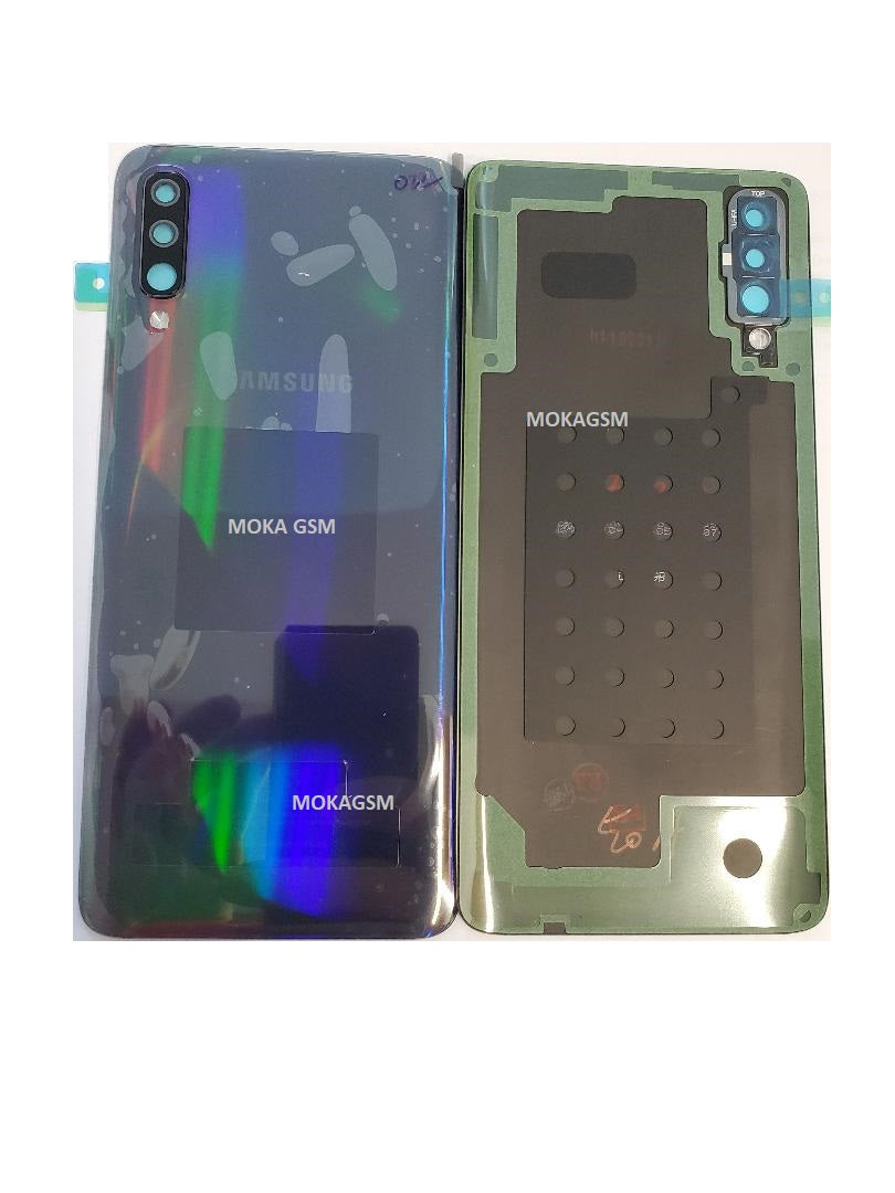 Capac baterie Samsung A70 A705 2019, Negru, Service Pack