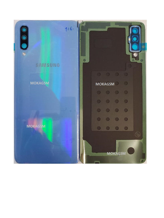 Capac baterie Samsung A70 A705 2019, Blue, Service Pack