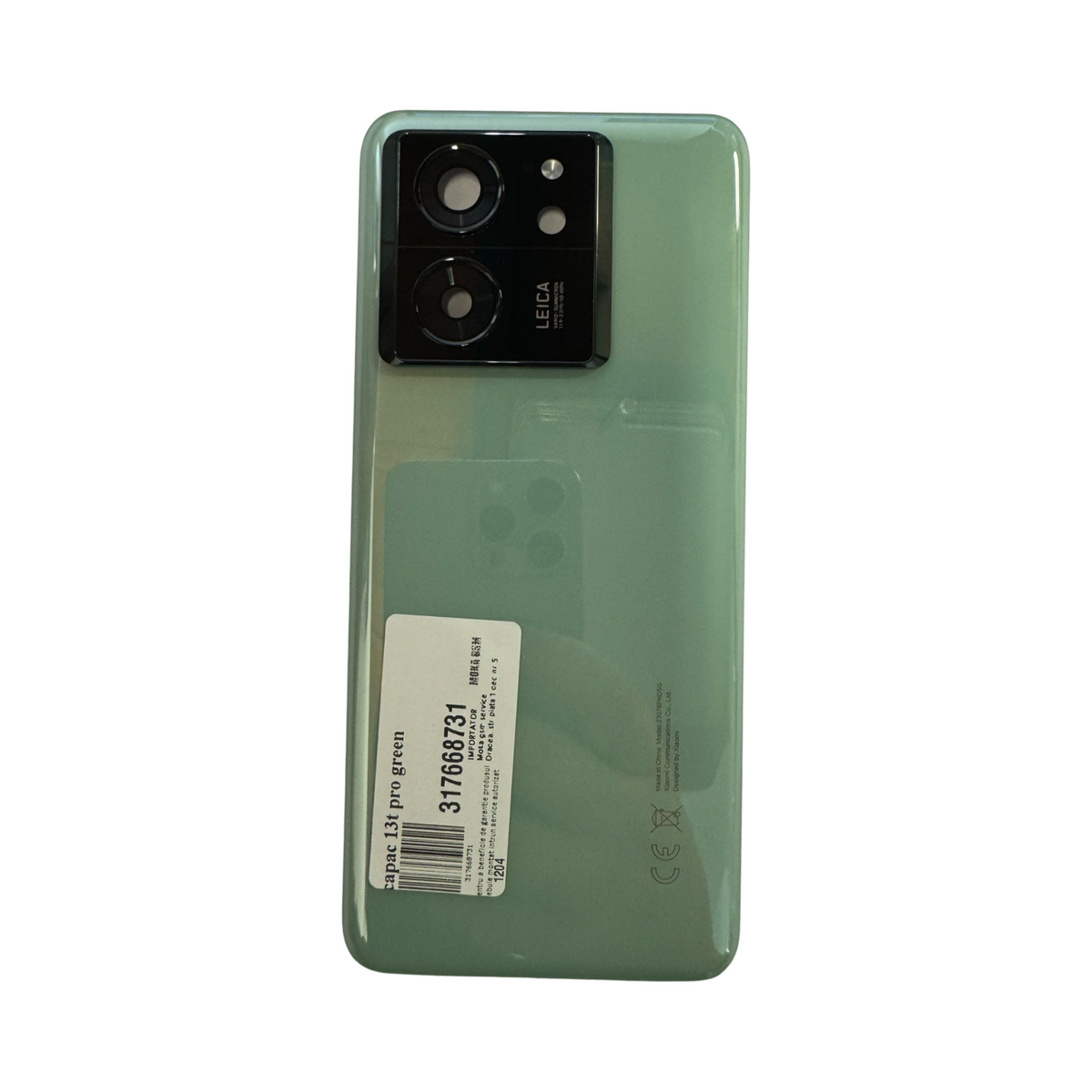 Capac baterie Xiaomi 13T Pro, Green Original, Swap nou