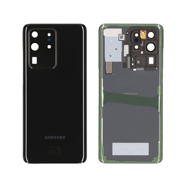 Capac spate sticla spate Samsung S20 Ultra 5G G988 Cosmic Black Negru