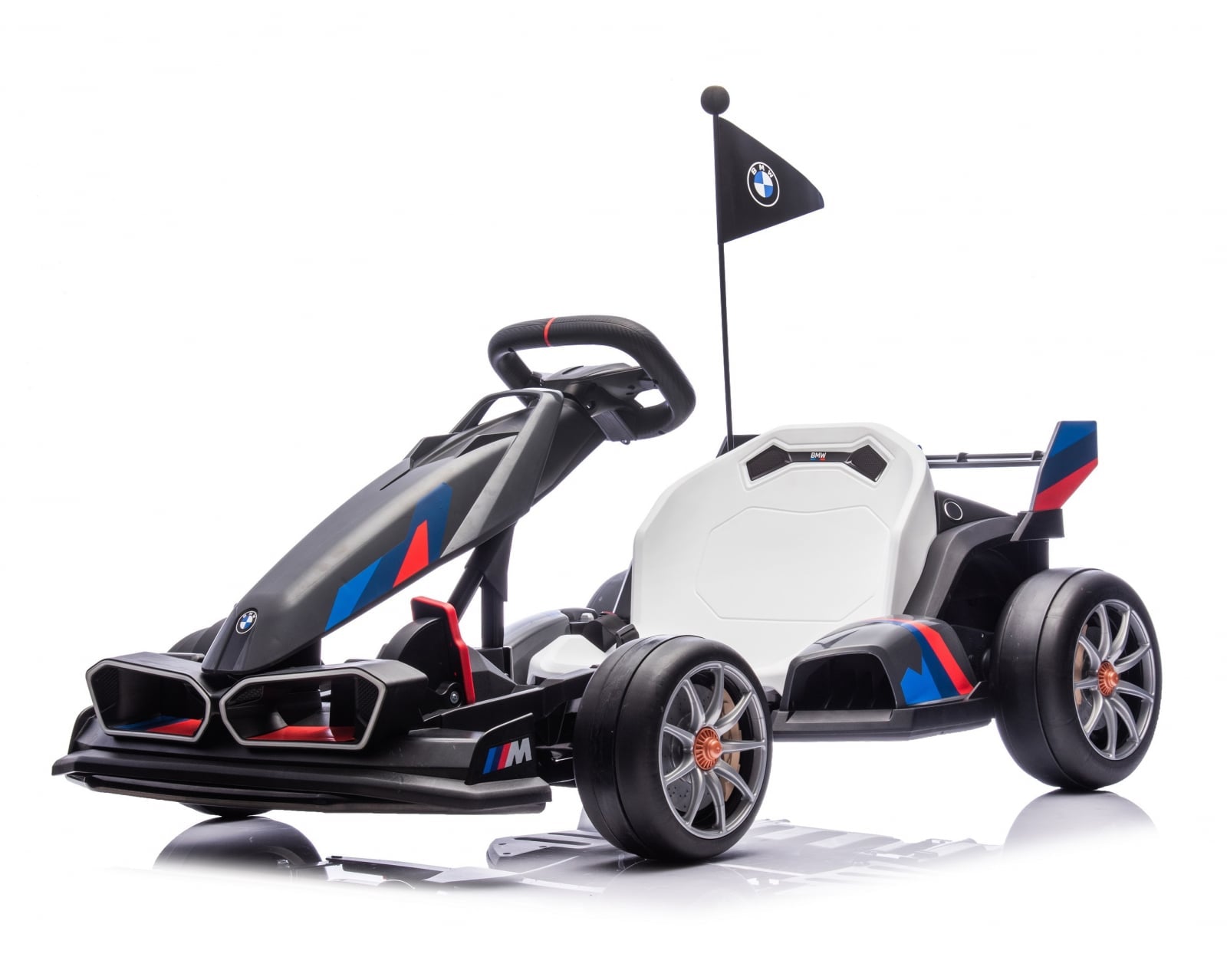 Cart, Kart electric pentru copii BMW Motosport putere 500W, sasiu ajustabil, Drift