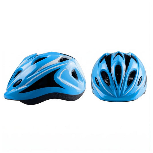 Cască Bicicletă Copii Trusty Albastră 46-55 cm Reglabilă pentru Bicicletă, Trotinetă, Role și Skateboard