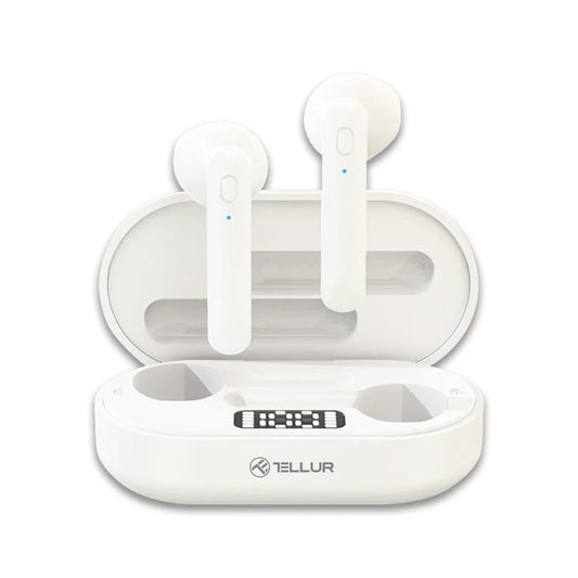 Casca Bluetooth Flip Tellur, white, Casti Bluetooth True Wireless