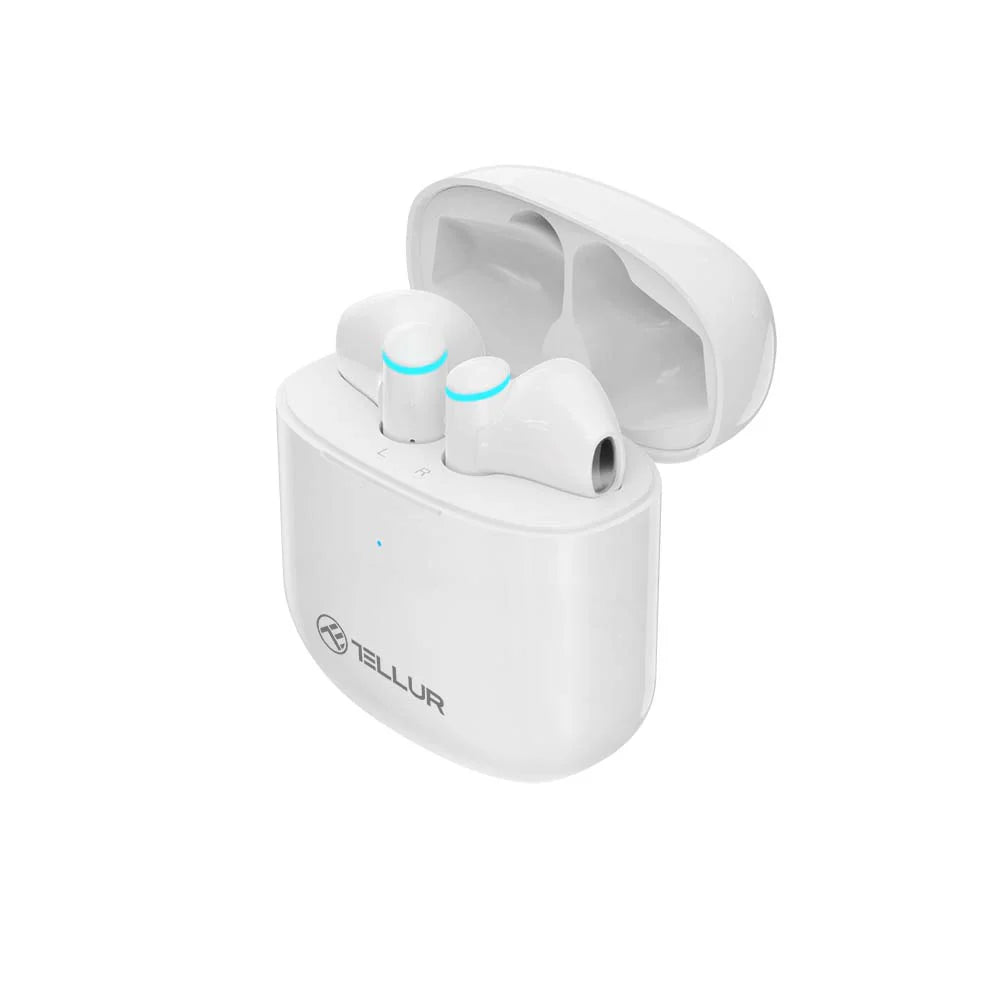 Casca Bluetooth Tellur Aura, white, Casti bluethoot