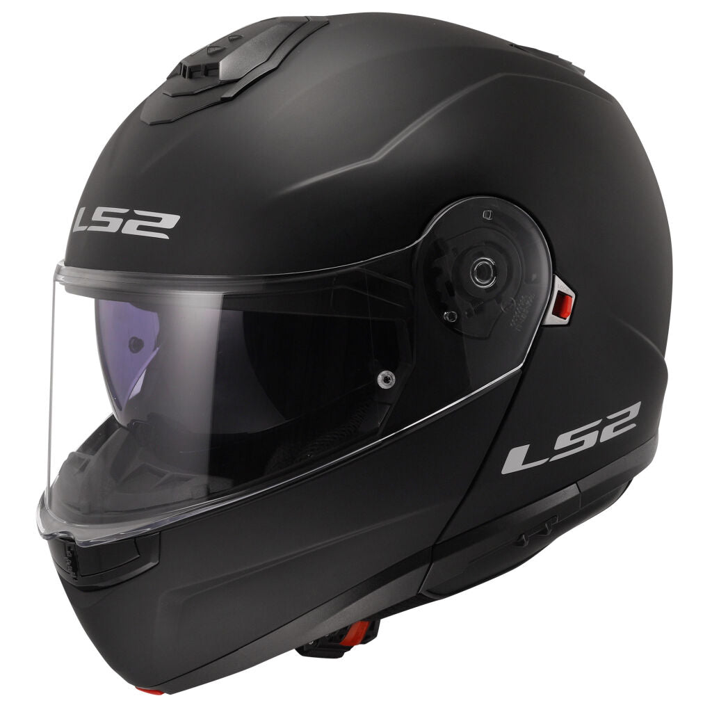 Cască Moto Modulară LS2 FF908 Strobe II Matt Black ECE 22.06 Flip-Up