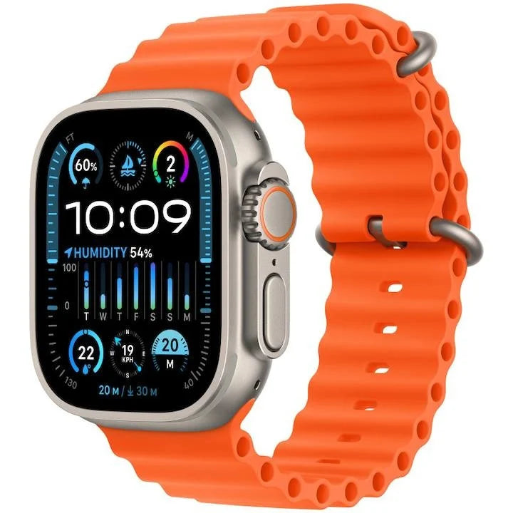 Ceas, smartwatch Ceas smartwatch cu cartela SIM specifica, Monitorizare Ritm cardiac, somn si tensiune arteriala, waterproof, Portocaliu