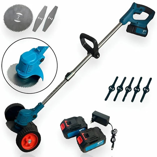 Coasa Motocoasa electrica (trimmer) cu Acumulator 48V 18000RPM Albastra