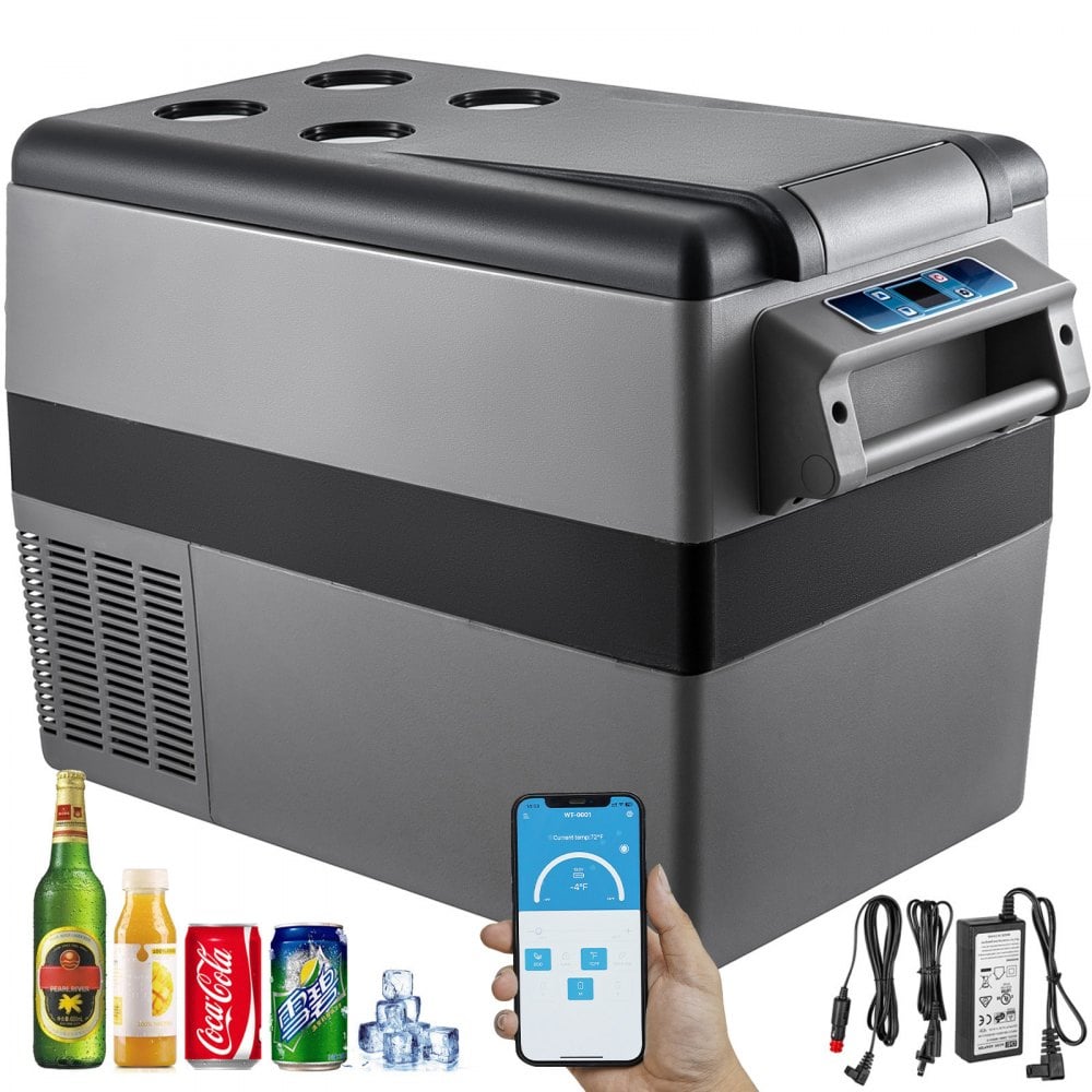 Congelator auto portabil mic 45L Mini congelator auto frigider 45W, 2 zone, congelator, 12V frigider congelator ,portabil frigider auto portabil