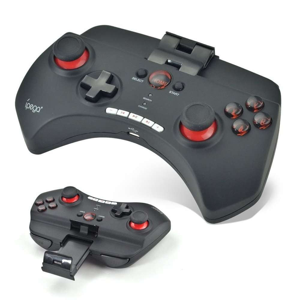 Controller telescopic joystick gamepad IPEGA PG-9025 wireless bluetooth pentru smartphone android   PC, negru PUBG