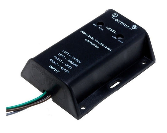 Convertor nivel semnal audio High - Low, pentru amplificator auto, semnal direct de la difuzoare Premium