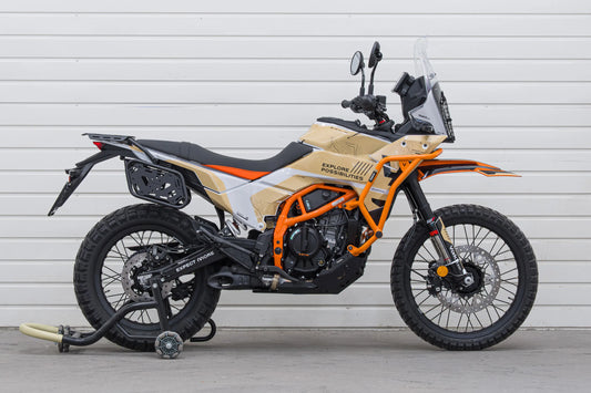 Crash Bar KTM 390 Adventure 2025+ YAKK EXP Portocaliu - Protecție Motor și Carene