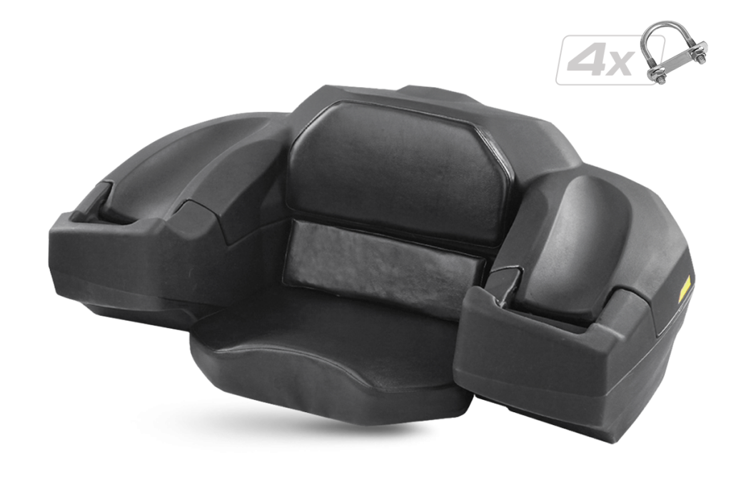 Cutie ATV cu scaun și spătar pentru pasager - 75L, universală