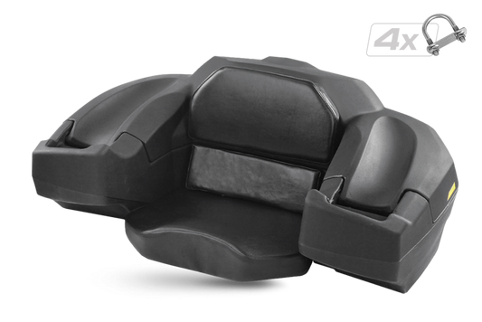Cutie ATV cu scaun și spătar pentru pasager - 75L, universală