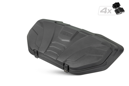 Cutie ATV Față SHARK AX40 40L pentru Segway AT6 - Universală, Etanșă, cu Închidere și Montaj Rapid