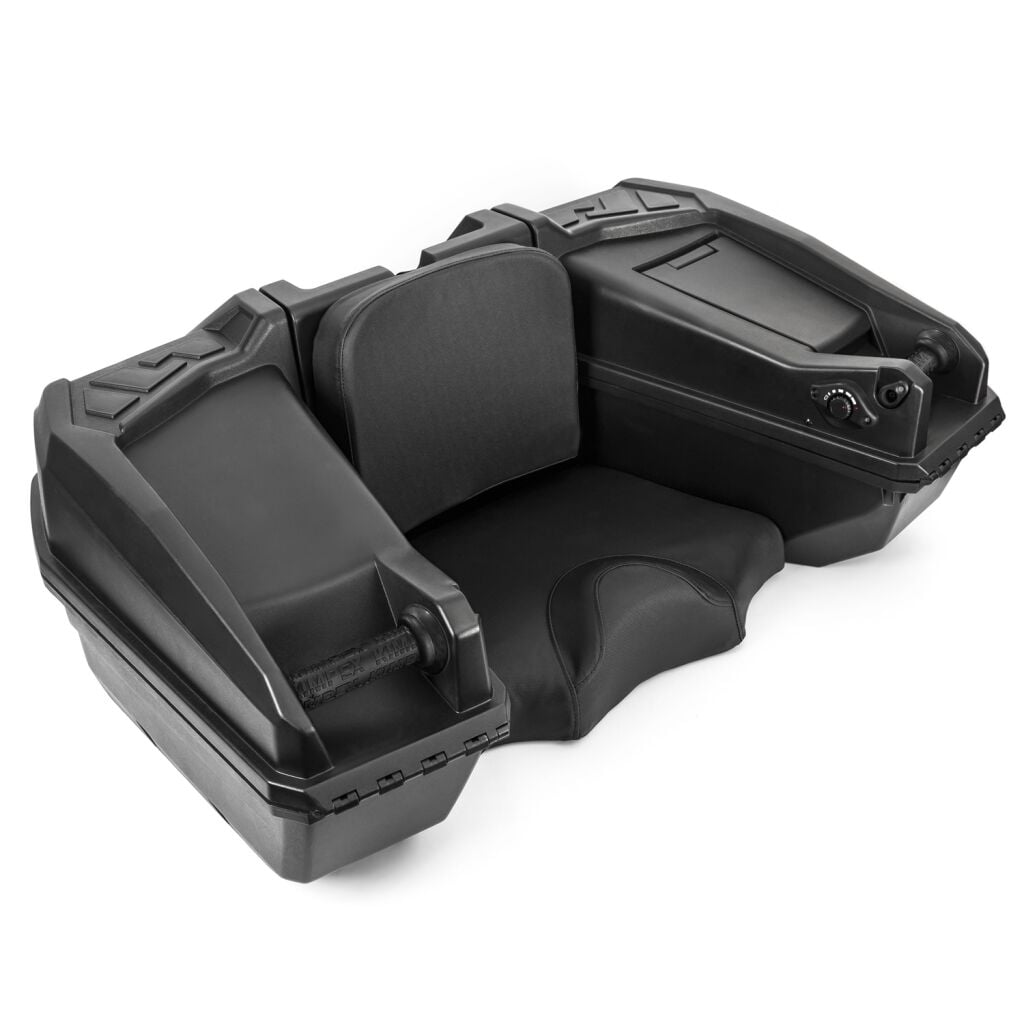Cutie ATV Premium Kimpex Nomad 115L cu Scaun, Spătar, Mânere Încălzite și Suport Canistră