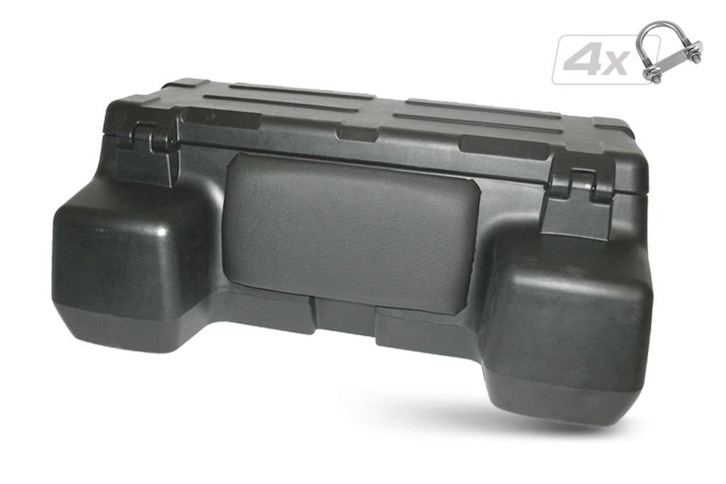 Cutie ATV Universală SHARK 8015 81L cu Spătar - Cutie Portbagaj Spate Impermeabilă pentru Can-Am, CFMOTO, Segway, Polaris, Linhai și alte ATV-uri