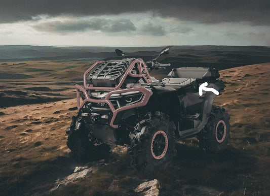 Cutie Portbagaj Tesseract în Locul Scaunului Pasager pentru CFMOTO CFORCE 1000 MV MUD 2025+ - 16L