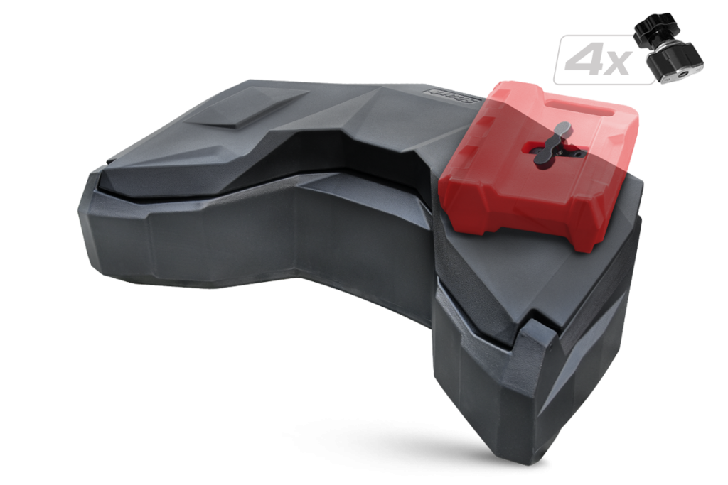 Cutie Spate ATV SHARK AX105 105L pentru Segway Snarler AT10, Portbagaj ATV, Impermeabilă, Prindere Rapidă