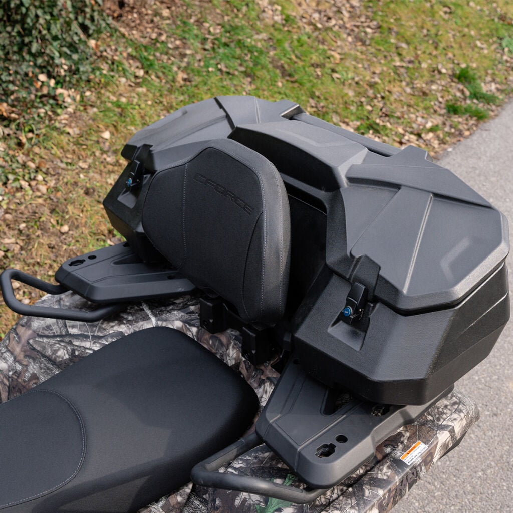 Cutie Spate ATV SHARK AX92 92L GOES Terrox 400   500, CFMOTO X450   X520 - Ladă ATV cu Spătar