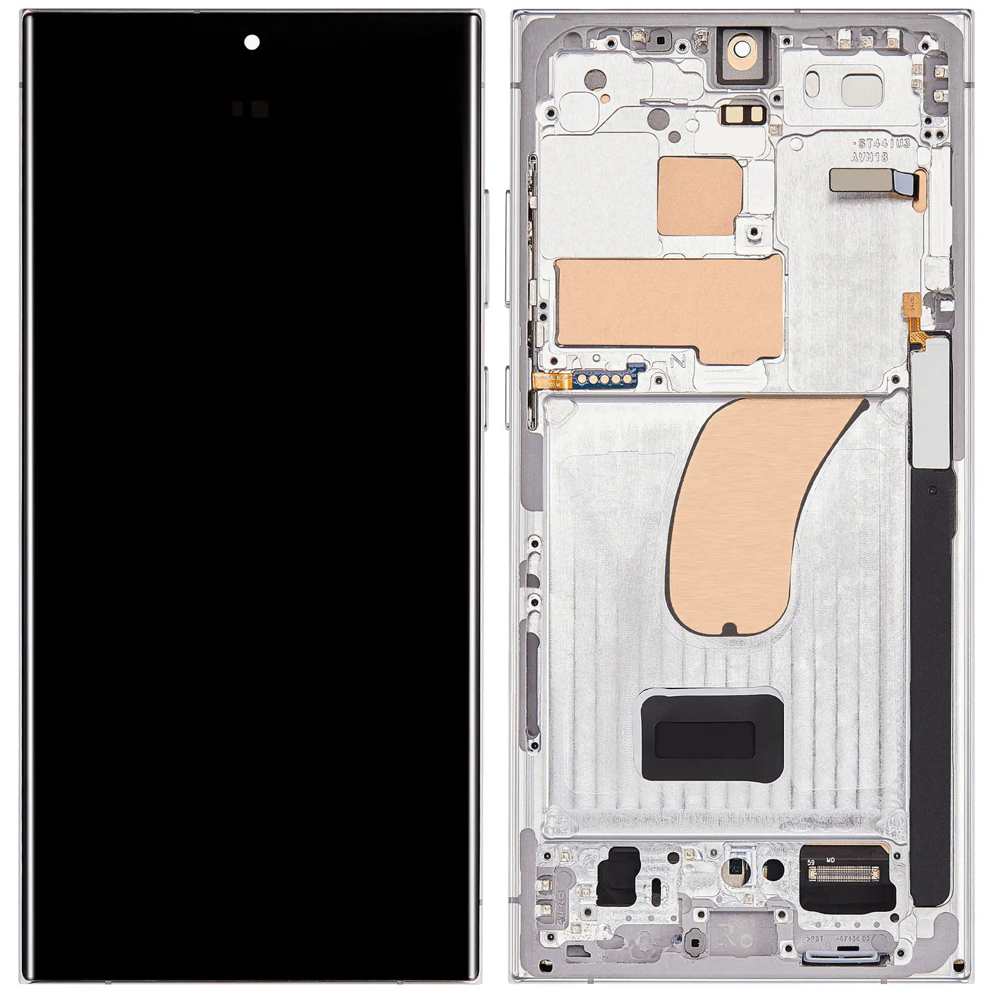 Display Ecran Samsung Galaxy S23 Ultra S918 Sky Blue OLED Compatibil cu Rama Touchscreen Complet