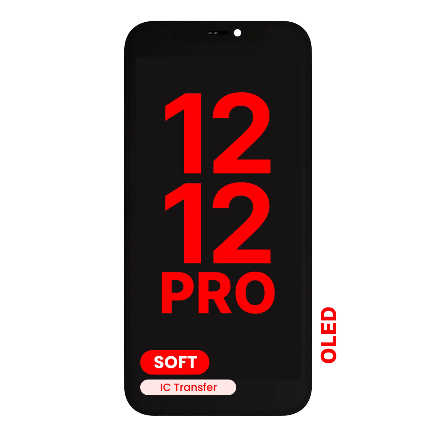 Display iPhone 12   12 Pro Premium Soft OLED cu Touchscreen și Ramă