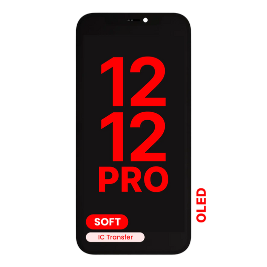 Display iPhone 12   12 Pro Premium Soft OLED cu Touchscreen și Ramă
