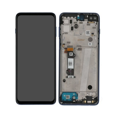 Display Motorola Moto G 5g plus Blue cu Rama Original Service Pack, XT2075, XT2075-2, XT2075-3