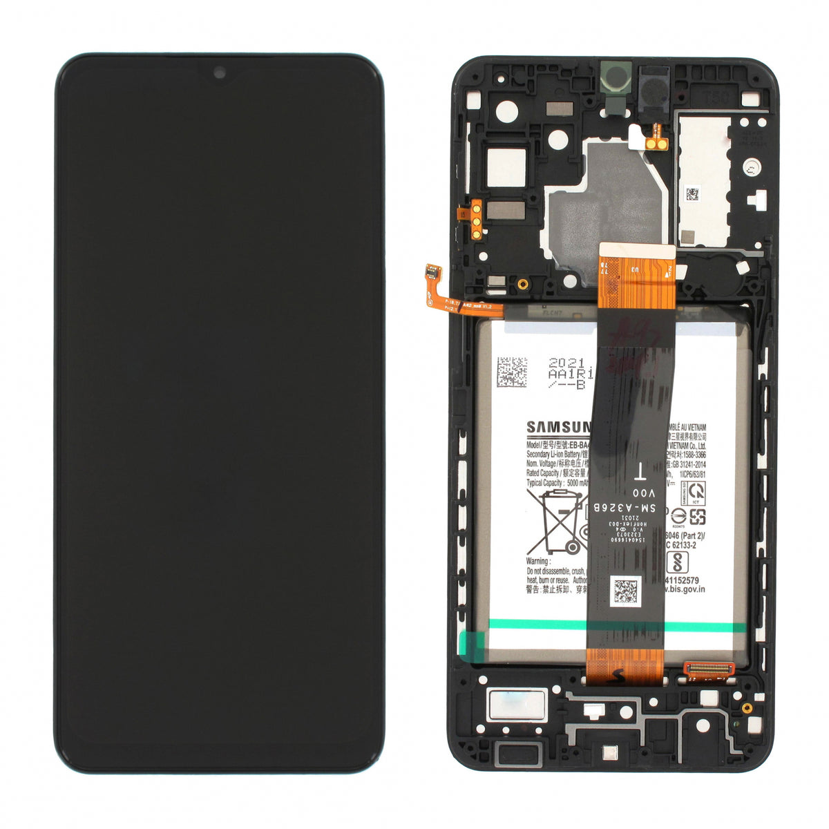 Display Samsung Galaxy A32 5G, A326   A326B , versiune flex T