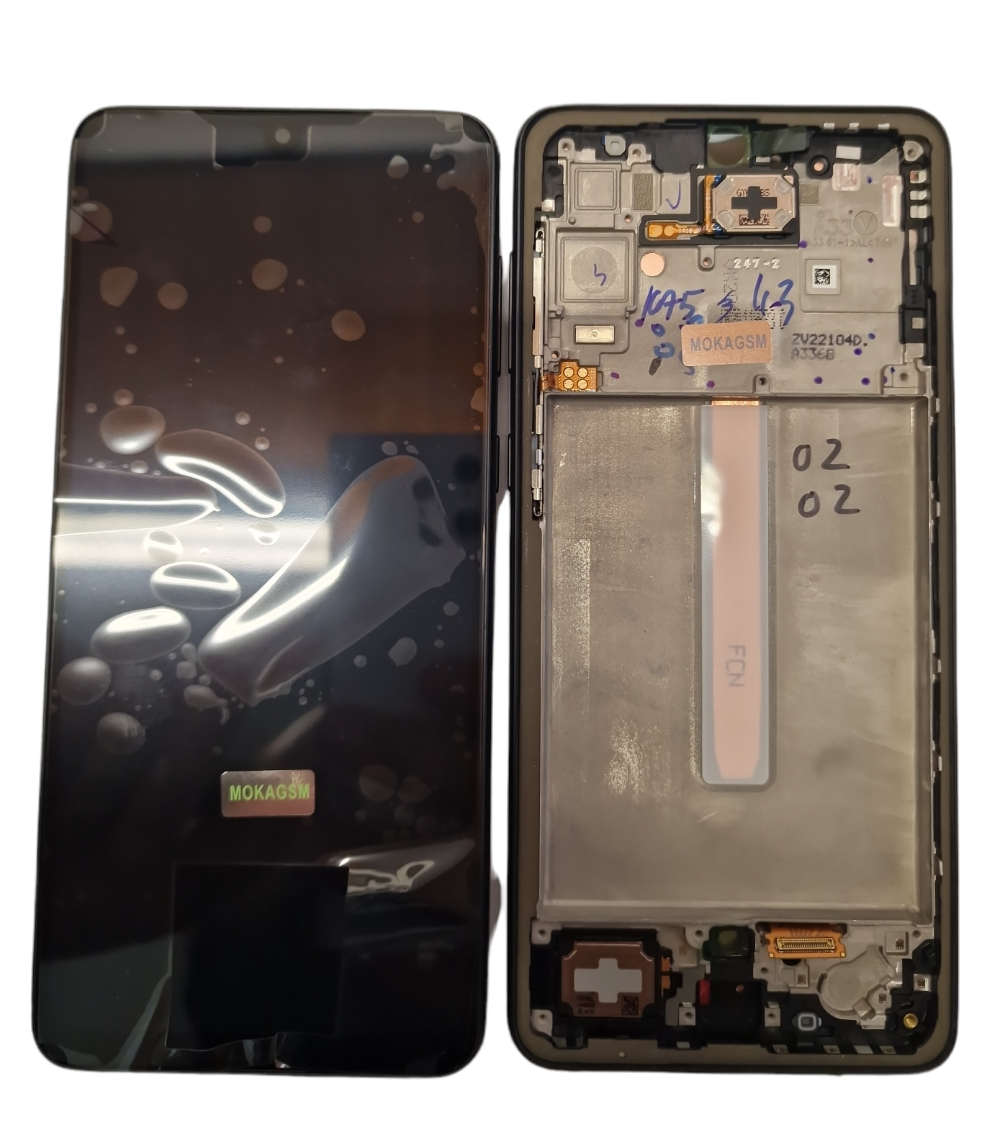 Original Display Samsung Galaxy A33 5g cu Rama Negru