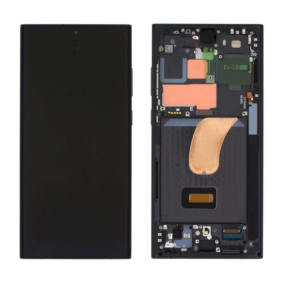 Display Samsung Galaxy S23 Ultra cu rama , Black