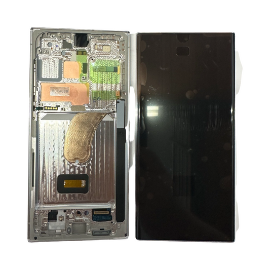 Display Samsung Galaxy S23 Ultra cu rama Silver , Blue
