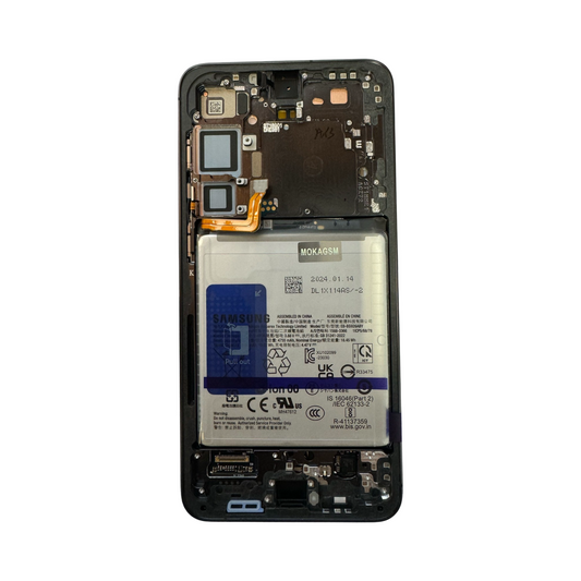 Display Samsung Galaxy S24 Plus S926 Cu rama si Acumulator, Black Onyx, Original Service Pack