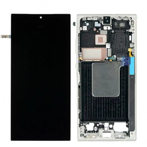 Display Samsung Galaxy S24 Ultra cu rama , Titanium Gray