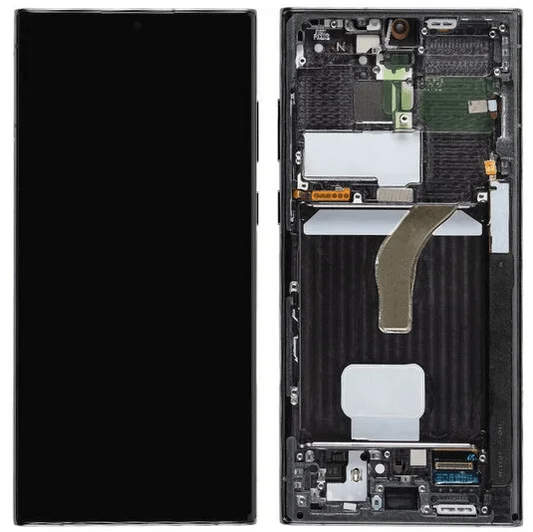 Display Samsung Galaxy S24 Ultra cu rama , Black