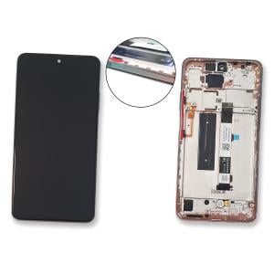 Display Xiaomi Mi 10T Lite Cu rama Gold Original Service Pack