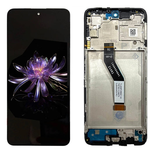 Display Xiaomi Poco M4 PRO 5G cu Rama Black Original Service Pack