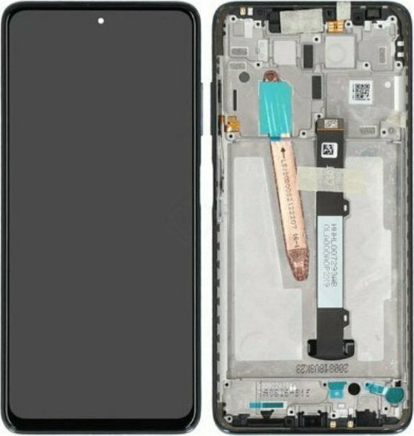 Display Xiaomi Poco X3 cu Rama Negru Original Service Pack Display 21061110AG