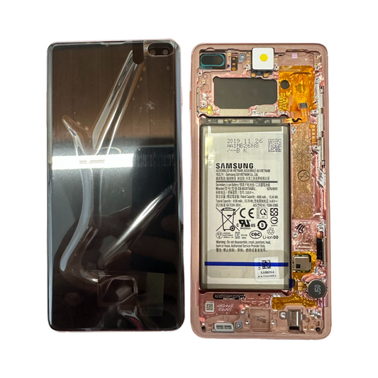 Ecran Display cu Baterie Samsung S10 Plus G975 Flamingo Pink