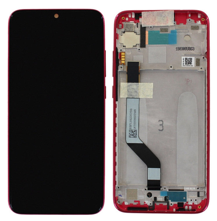 Ecran Display cu Rama Xiaomi Redmi Note 7, Red