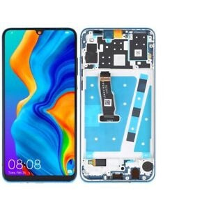 Ecran Display Huawei P30 Lite cu Rama BLUE   MAR-LX1   MAR-LX1A   MAR-L21