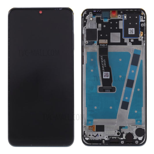 Ecran Display Huawei P30 Lite cu Rama Negru   MAR-LX1   MAR-LX1A   MAR-L21