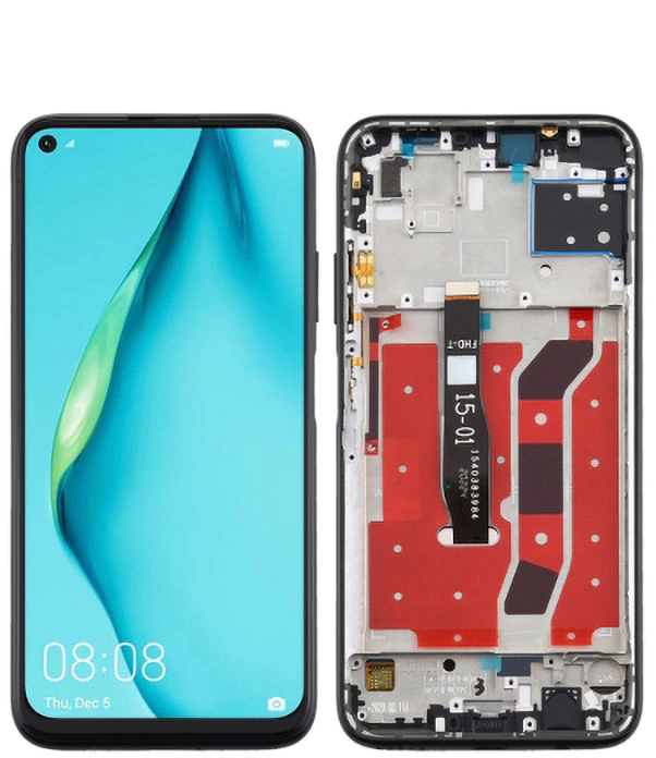 Ecran Display Huawei P40 Lite Cu RAMA negru