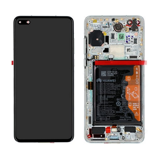 Ecran Display Huawei P40 Ice White Original Service Pack, ecran ANA-AN00, ANA-TN00