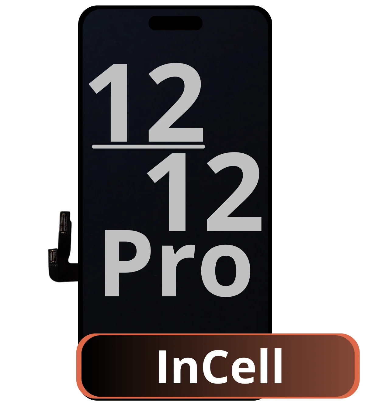 Ecran Display iPhone 12   iPhone 12 Pro INCELL Premium L.A. - Touchscreen LCD Compatibil, Luminozitate Ridicata
