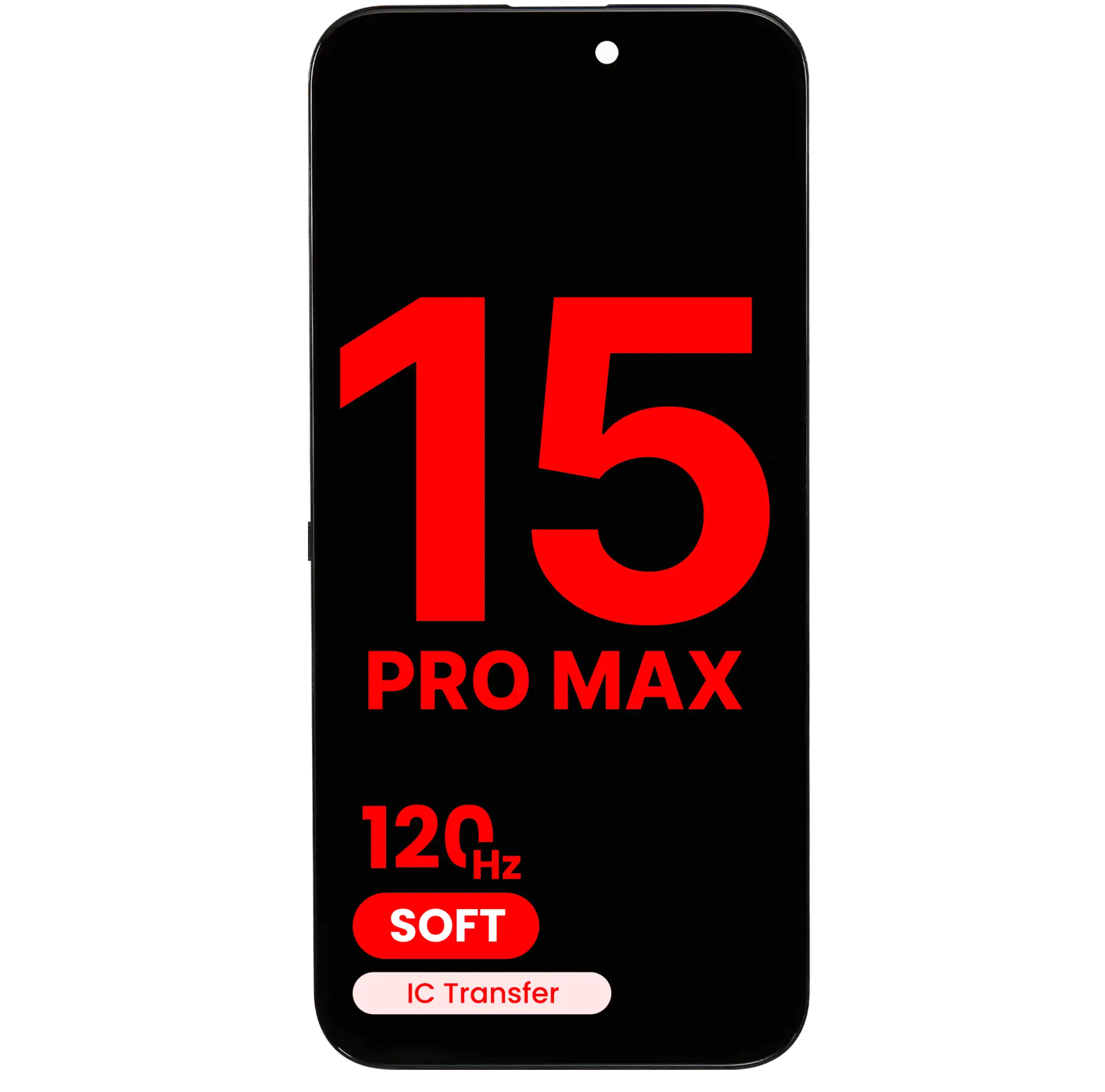 Ecran Display iPhone 15 Pro Max Soft Oled Pro 120Hz cu Touchscreen, Înlocuire Ecran Premium Compatibil